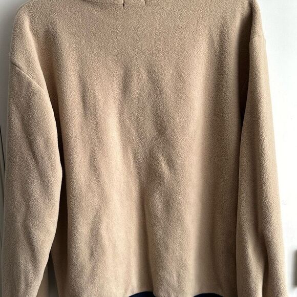 Tan and Blue Quarter Zip Pullover, Size Small, Patagonia - Picture 8 of 9